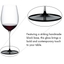 RIEDEL Fatto A Mano Black Tie Bordeaux Grand Cru 
