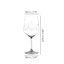 NACHTMANN Tattoo Bicchiere per Vino/Spritz - botanical white 