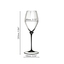 RIEDEL Fatto A Mano Performance Champagne Glass - black stem 