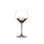 RIEDEL Extreme Oaked Chardonnay filled with a drink on a white background