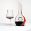 RIEDEL Chinese Zodiac Ox Decanter - red/yellow in use