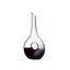 RIEDEL Sakura Decanter filled with a drink on a white background