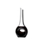 RIEDEL Black Tie Occhio Nero Decanter filled with a drink on a white background