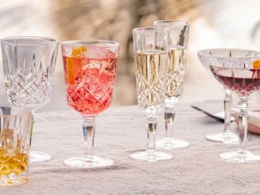 bar glasses outside