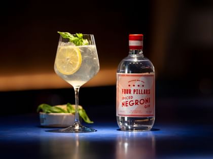 Nachtmann Gin & Tonic Glass with Four Pillars Spiced Negroni