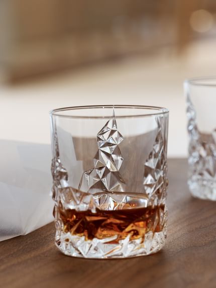 Verre Tumbler NACHTMANN Sculpture avec whisky