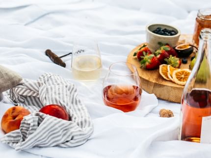 outdoor picnic setting